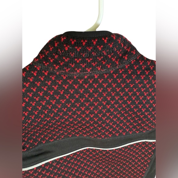 Dale of Norway Wool Black Red Windstopper Vest Women’s Small S Pockets Full Zip - Picture 9 of 14
